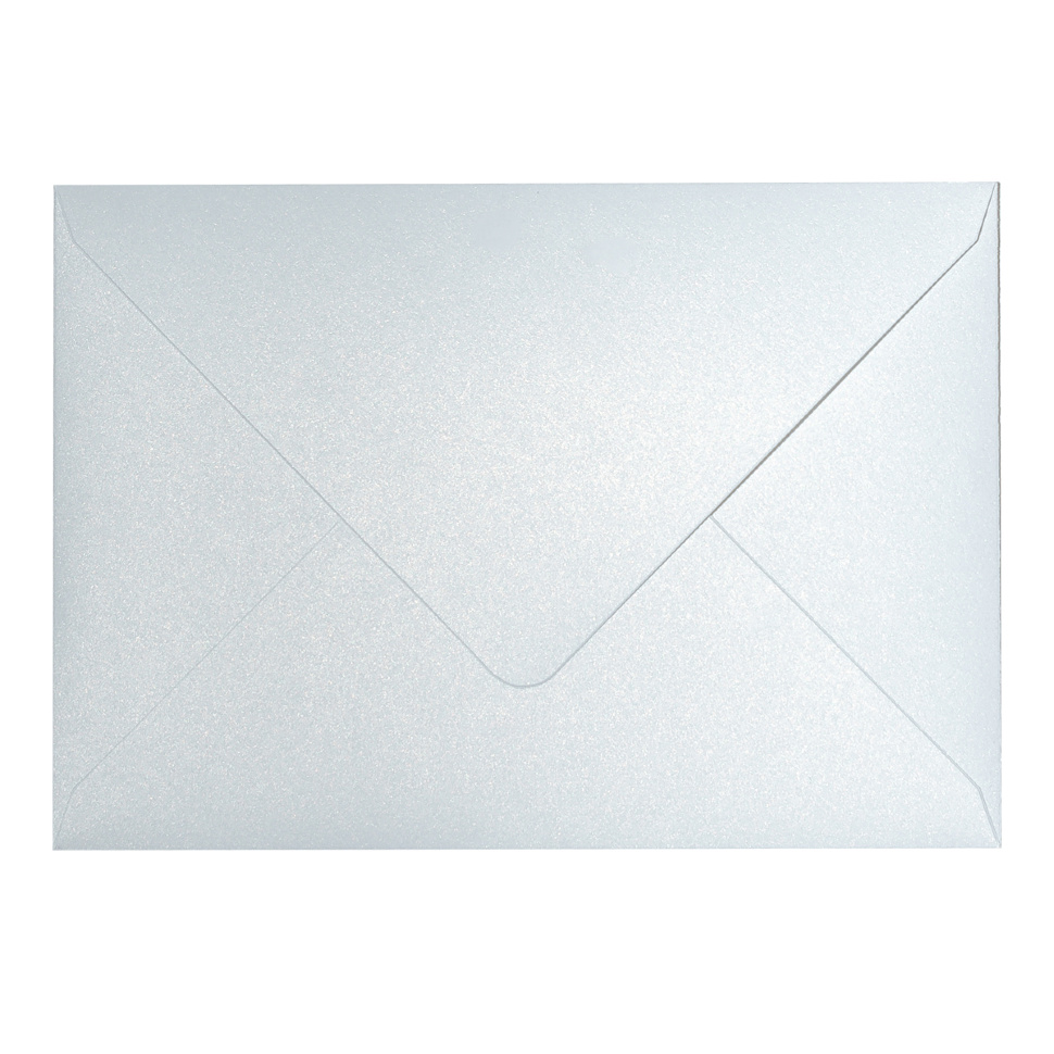 Конверт под визитку (100х70мм) — бриллиантовый перламутровый