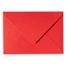 Конверт под визитку (100х70мм) — ярко-красный