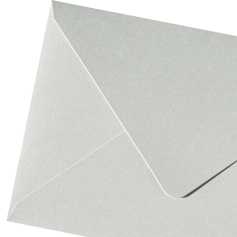 Конверт под визитку (100х70мм) — светло-серый