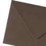 Конверт под визитку (100х70мм) — тёмно-коричневый