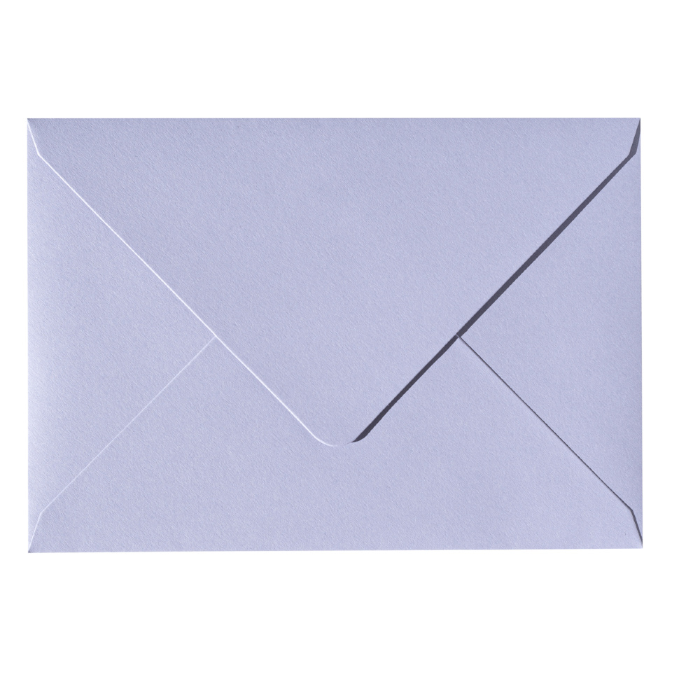 Конверт под визитку (100х70мм) — бледно-фиолетовый