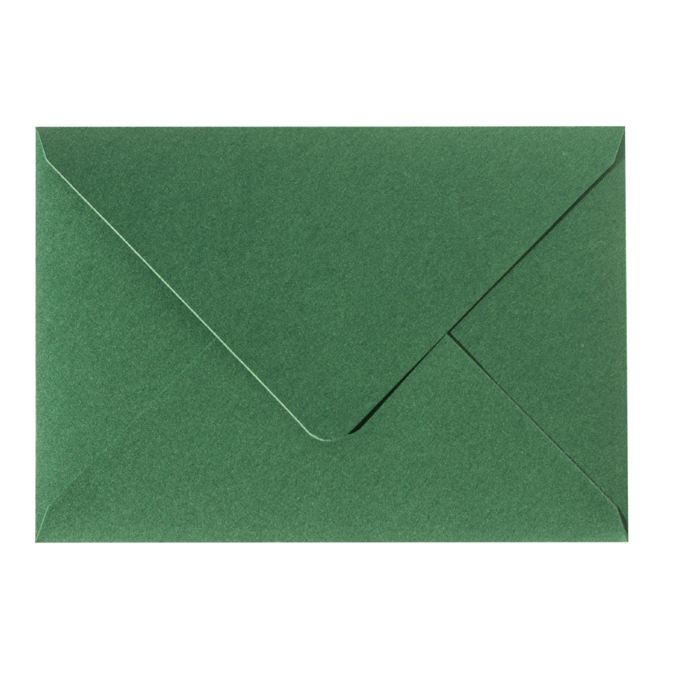 Конверт под визитку (100х70мм) — зелёный