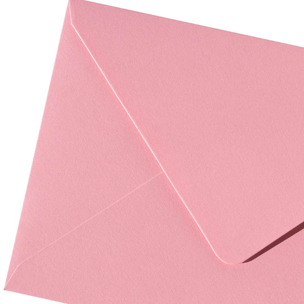 Конверт под визитку (100х70мм) — розовый