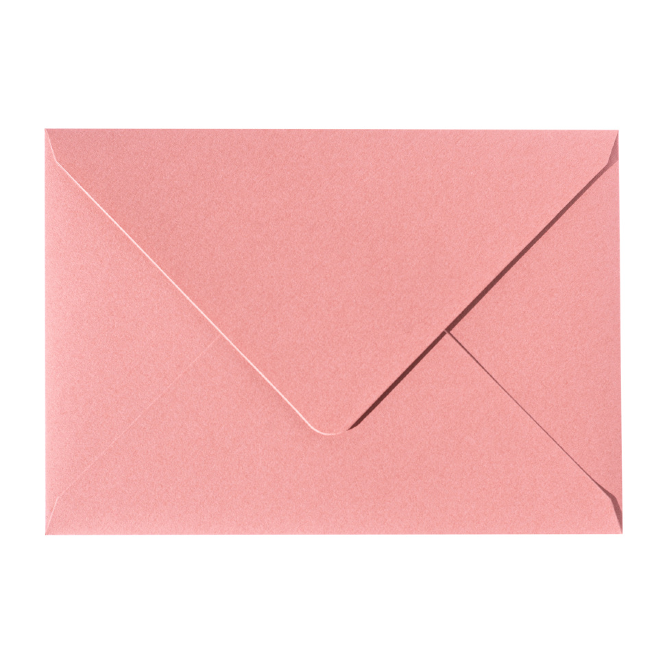Конверт под визитку (100х70мм) — розовый лотос