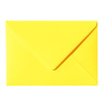 Конверт под визитку (100х70мм) — жёлтый