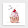 Мини-открытка "Happy Birthday!"