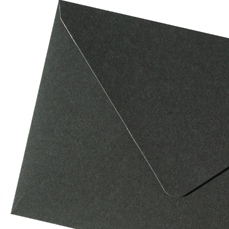 Конверт под визитку (100х70мм) — чёрный