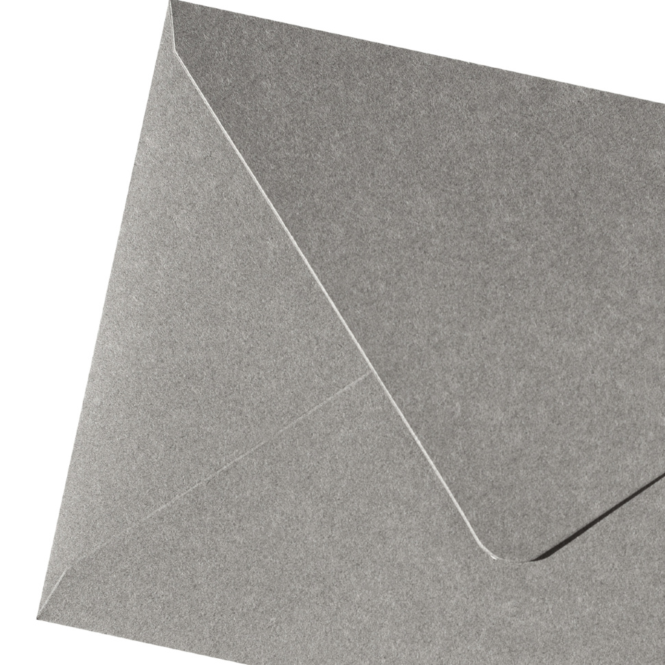 Конверт под визитку (100х70мм) — серый