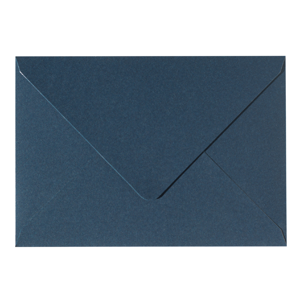 Конверт под визитку (100х70мм) — тёмно-синий