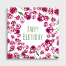 Мини-открытка "Happy Birthday"